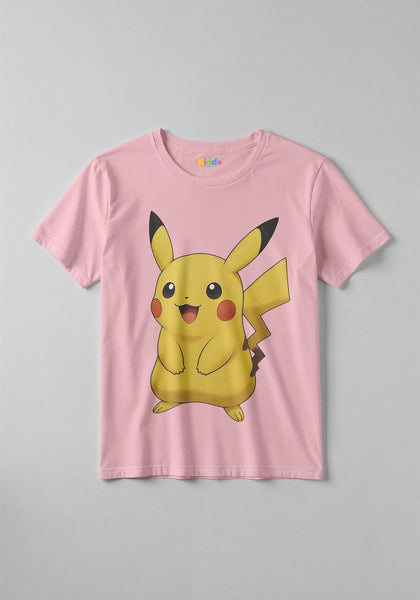 Pikachu Electric Kids Anime T-Shirt for Boys and Girls