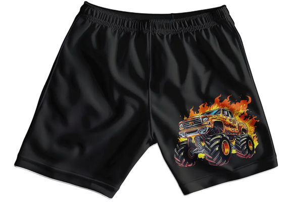 Monster Truck Boys Shorts