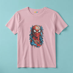 Spiderman Face Kids Superhero T-Shirt for Boys