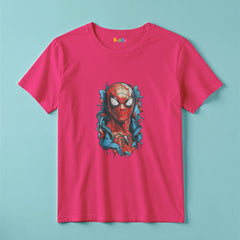 Spiderman Face Kids Superhero T-Shirt for Boys