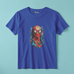 Spiderman Face Kids Superhero T-Shirt for Boys