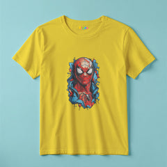 Spiderman Face Kids Superhero T-Shirt for Boys