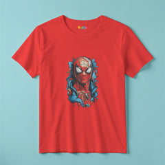 Spiderman Face Kids Superhero T-Shirt for Boys