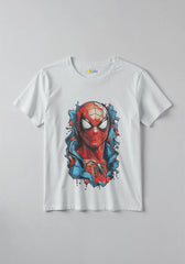 Spiderman Face Kids Superhero T-Shirt for Boys & Girls