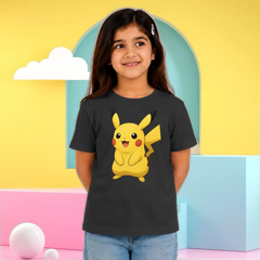 Pikachu Electric Kids Anime T-Shirt for Girls