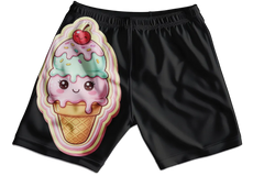 Ice Cream Cone Girls Shorts