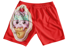 Ice Cream Cone Girls Shorts