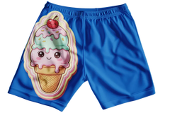 Ice Cream Cone Girls Shorts
