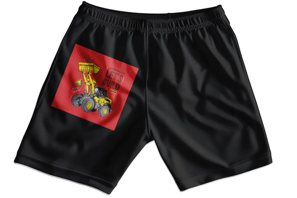 Let's Build Bulldozer Boys Shorts