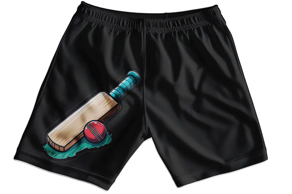 Cricket Bat & Ball Boys Shorts
