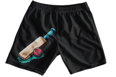 Cricket Bat & Ball Boys Shorts