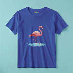 Pink Flamingo Style T-Shirt for Girls