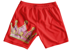 Pink Crown Girls Shorts