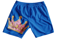 Pink Crown Girls Shorts
