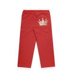 Pink Crown Girls Trouser