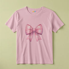 Bow Graphic T-Shirt for Girls