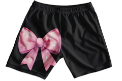 Pink Bow Girls Shorts