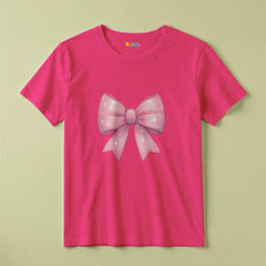 Bow Graphic T-Shirt for Girls