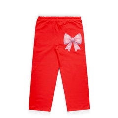 Pink Bow Girls Trouser