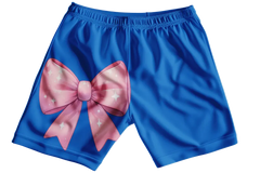 Pink Bow Girls Shorts