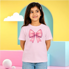 Bow Graphic T-Shirt for Girls