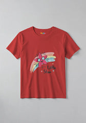 0058-STAR-red 1 -  Twinkle Star Kids Graphic T-Shirt for Girls -  Kiddo.pk -  Twinkle Star Kids Graphic T-Shirt for Girls -  Kiddo.pk