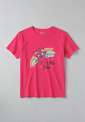 0058-STAR_0002_pink 1 -  Twinkle Star Kids Graphic T-Shirt for Girls -  Kiddo.pk -  Twinkle Star Kids Graphic T-Shirt for Girls -  Kiddo.pk