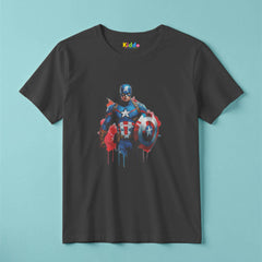 Captain America Shield Kids Graphic T-Shirt for Boys