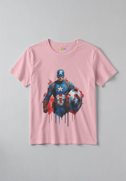 Captain America Shield Kids Graphic T-Shirt for Boys