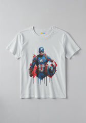 Captain America Shield Kids Graphic T-Shirt for Boys