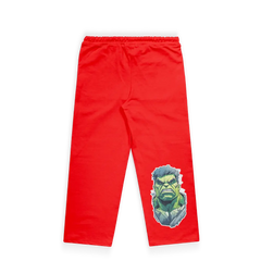 Hulk Face Art Boys Trouser