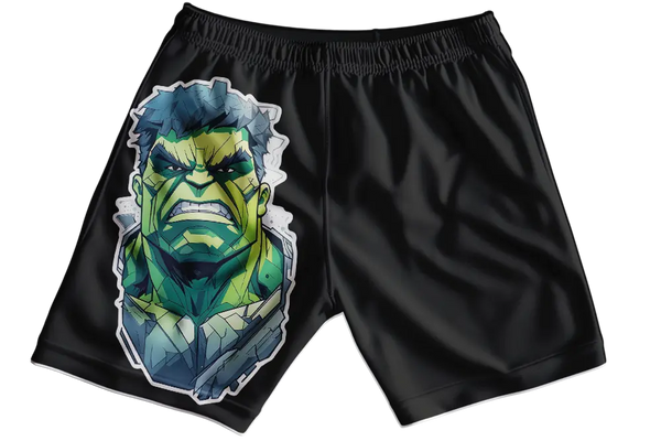 Hulk Face Art Boys Shorts