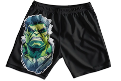 Hulk Face Art Boys Shorts