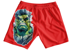 Hulk Face Art Boys Shorts