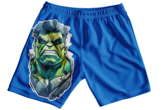 Hulk Face Art Boys Shorts