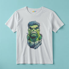 Hulk Art Graphics Kids Superhero T-Shirt for Boys