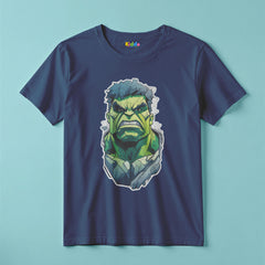 Hulk Art Graphics Kids Superhero T-Shirt for Boys