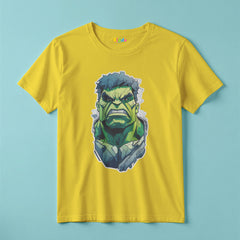 Hulk Art Graphics Kids Superhero T-Shirt for Boys