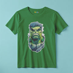 Hulk Art Graphics Kids Superhero T-Shirt for Boys