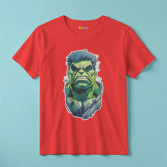 Hulk Art Graphics Kids Superhero T-Shirt for Boys