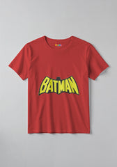 0086-batman-logo-red 1 -  Batman Cutout Hero T-Shirt for Boys -  Kiddo.pk