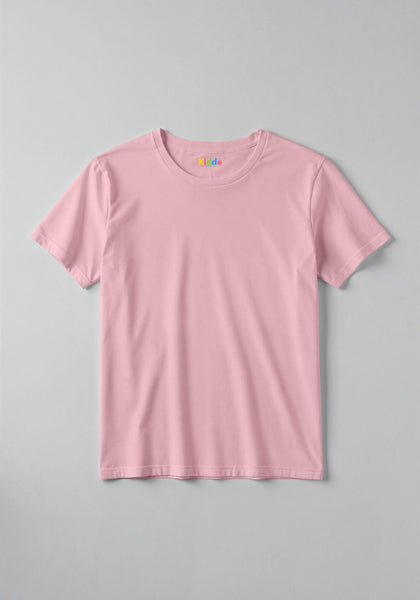 Kids Solid Cotton T-Shirt | Soft, Comfortable & Everyday Wear Tee