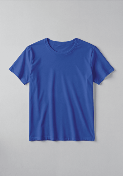 0097-Solid-tees_0024_Royal Blue_ -  Kids Solid Cotton T-Shirt | Soft, Comfortable & Everyday Wear Tee -  Kiddo.pk