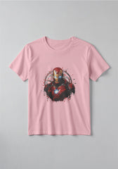 Kids Iron Man Hero Graphic Cotton Tee for Boys