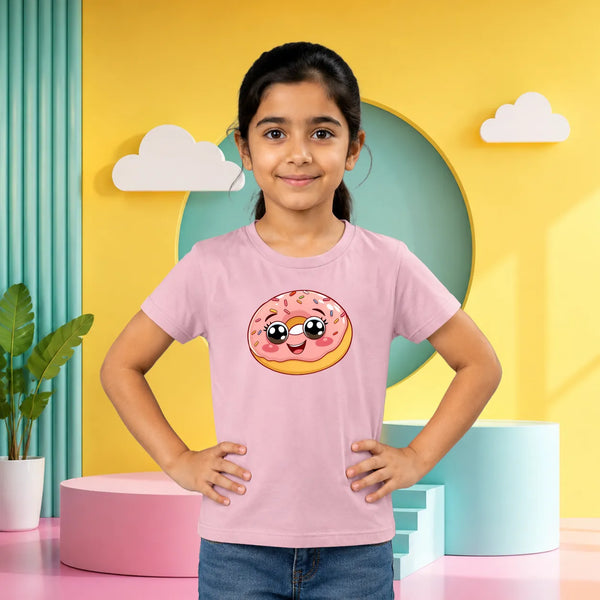 Sweet Donut Kids Graphic T-Shirt for Girls