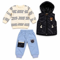 Newborn Blue Puffer Winter Set