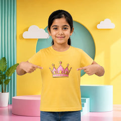 Crown Graphic T-Shirt for Girls