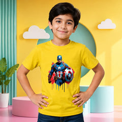 Captain America Shield Kids Graphic T-Shirt for Boys