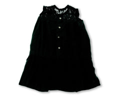 -  Kids Black Cotton Dress – Elegant Everyday Wear -  Kiddo Retail