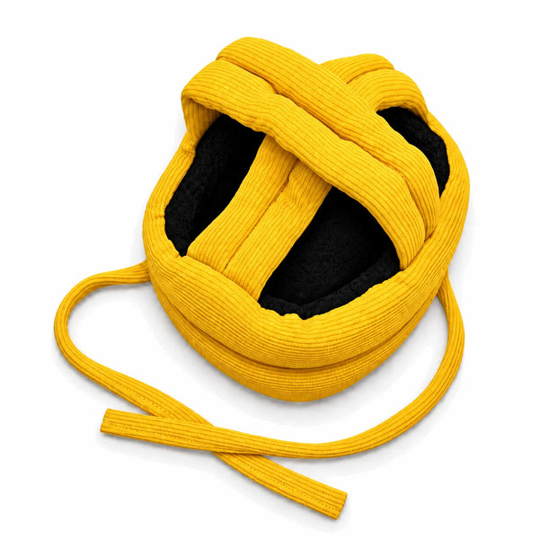 Newborn Yellow Ribbed Head Set